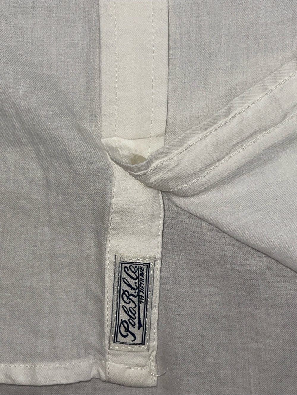 NWT Polo Ralph Lauren Tuxedo Blouse White Cotton Sz. 16 - Picture 8 of 12